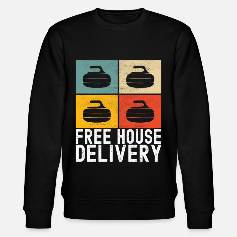 Joueurs de curling - Sweat bio CHANGER Stanley/Stella Unisexe - noir
