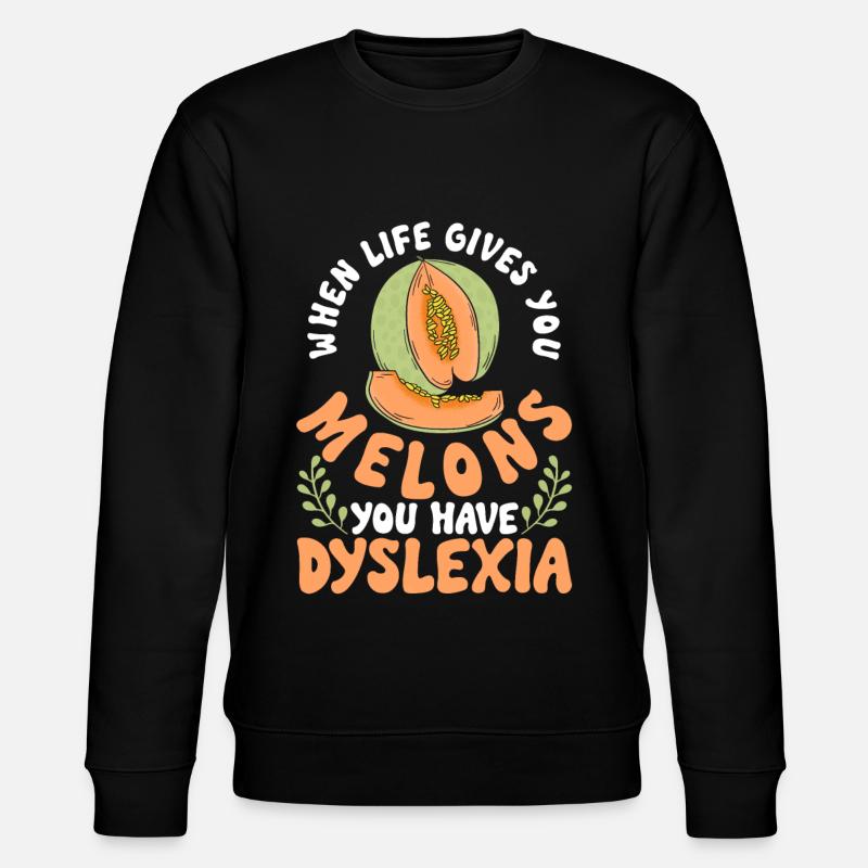 Dyslexia dyslexic - Stanley/Stella CHANGER Unisex Organic Sweatshirt - black