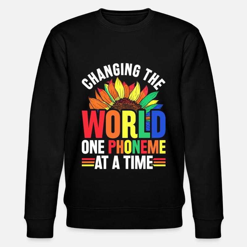 Dyslexia dyslexic - Stanley/Stella CHANGER Unisex Organic Sweatshirt - black