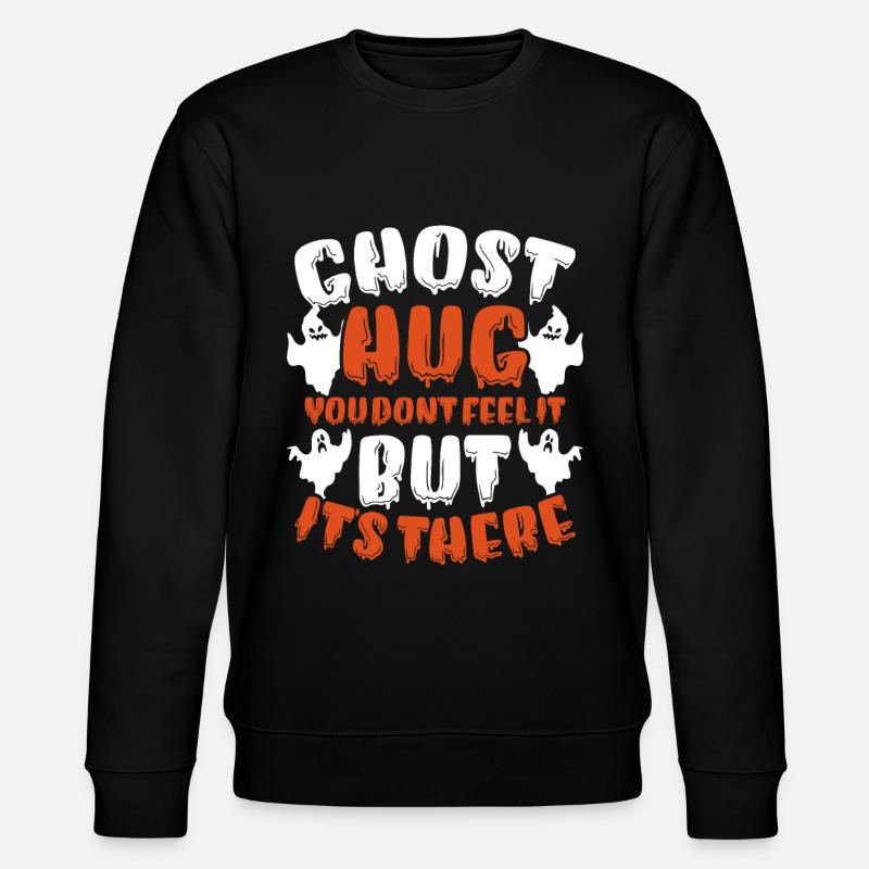 Ghost Hunt Ghost Hug - Stanley/Stella CHANGER Unisex Organic Sweatshirt - black
