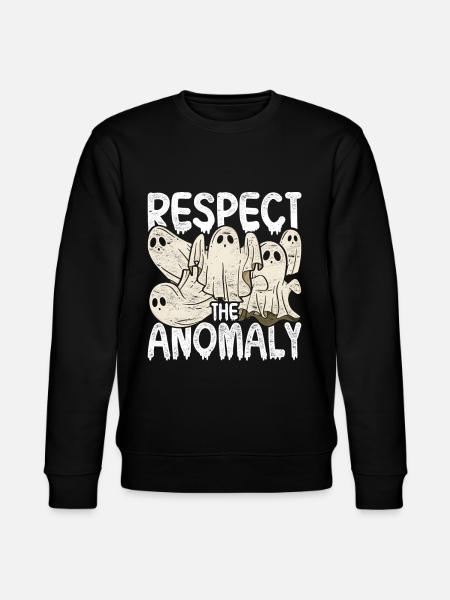 Geisterjagd Respect The Anomaly - Stanley/Stella Unisex Bio-Sweatshirt CHANGER  - Schwarz