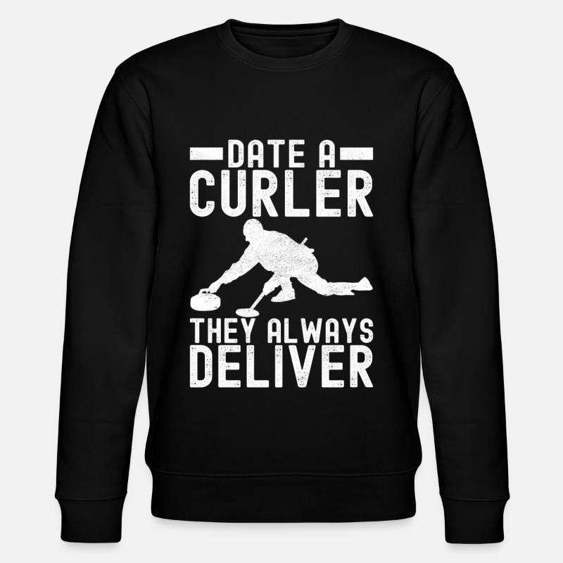 Curling Curlingspieler - Stanley/Stella Unisex Bio-Sweatshirt CHANGER  - Schwarz