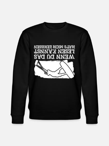 Kitesurfer Kitesurfen Kiteboarder - Stanley/Stella Unisex Bio-Sweatshirt CHANGER  - Schwarz