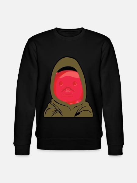 Gummy bear wears hoodie - Stanley/Stella CHANGER Unisex Organic Sweatshirt - black
