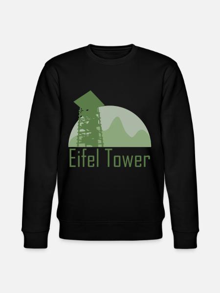 Eifel Hiking Eifeler Eifeler - Stanley/Stella CHANGER Unisex Organic Sweatshirt - black