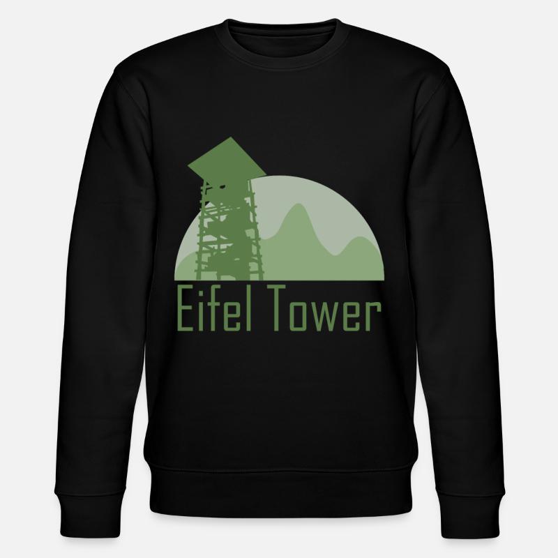 Eifel Randonnée Eifeler Eifeler - Sweat bio CHANGER Stanley/Stella Unisexe - noir