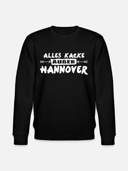 Hannover Spruch - Stanley/Stella Unisex Bio-Sweatshirt CHANGER - Schwarz