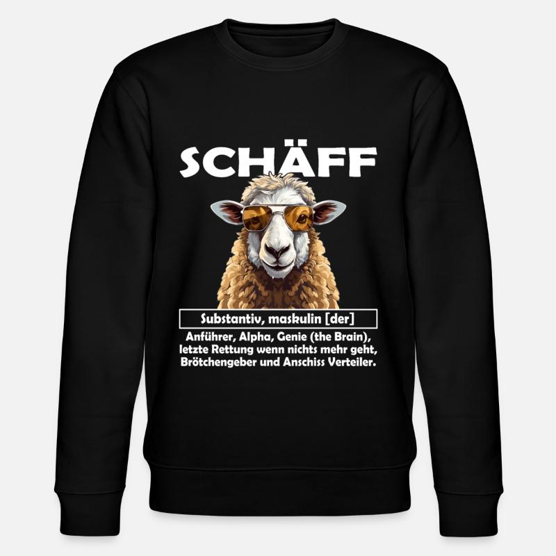 Schäff | Chef | Teamleiter| Abteilungsleiter - Stanley/Stella Unisex Bio-Sweatshirt CHANGER - Schwarz