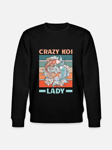 Koi Fish Japanese - Stanley/Stella CHANGER Unisex Organic Sweatshirt - black