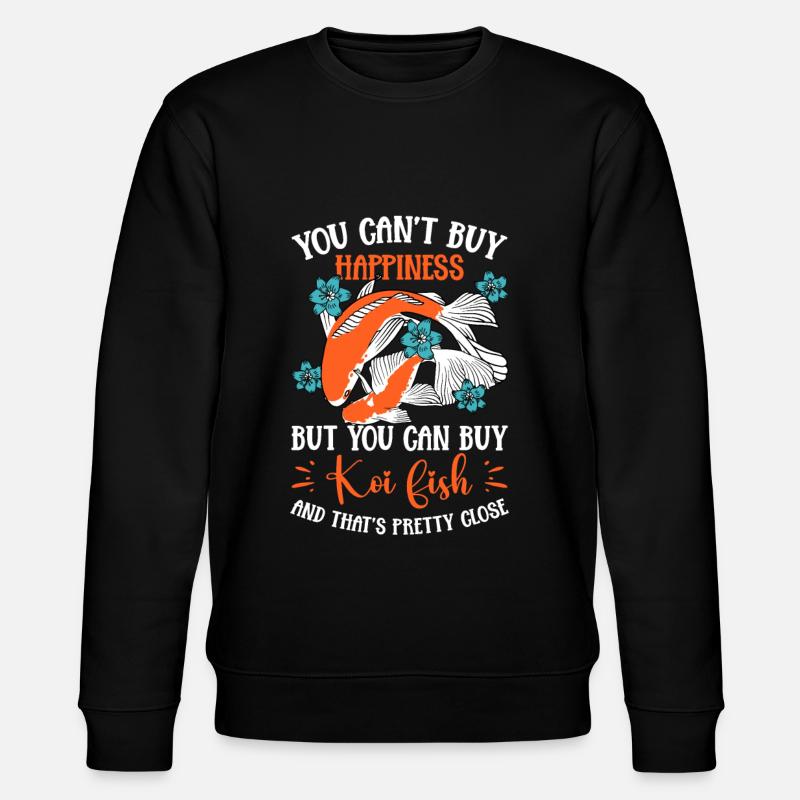Koi Fish Japanese - Stanley/Stella CHANGER Unisex Organic Sweatshirt - black