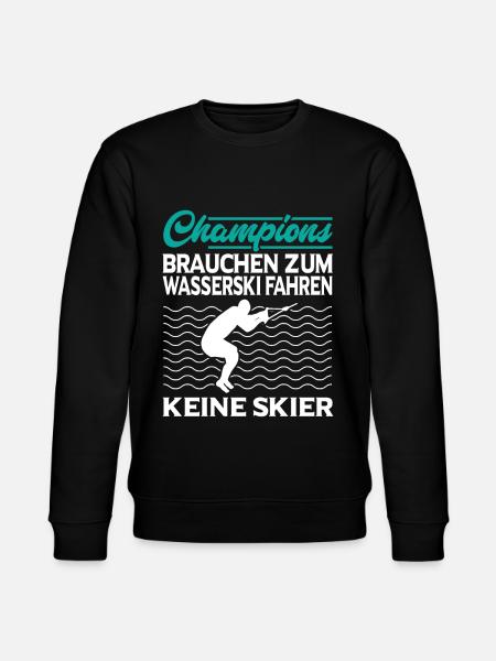 Wasserski - Stanley/Stella Unisex Bio-Sweatshirt CHANGER - Schwarz