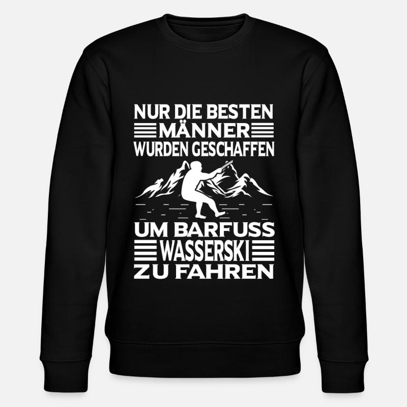 Wasserski - Stanley/Stella Unisex Bio-Sweatshirt CHANGER  - Schwarz
