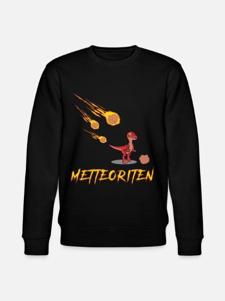 Hackfleisch Mettfleisch Mettbrötchen - Stanley/Stella Unisex Bio-Sweatshirt CHANGER  - Schwarz