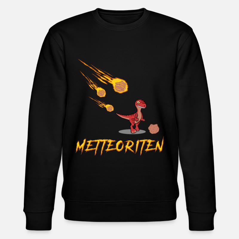 Hackfleisch Mettfleisch Mettbrötchen - Stanley/Stella Unisex Bio-Sweatshirt CHANGER  - Schwarz