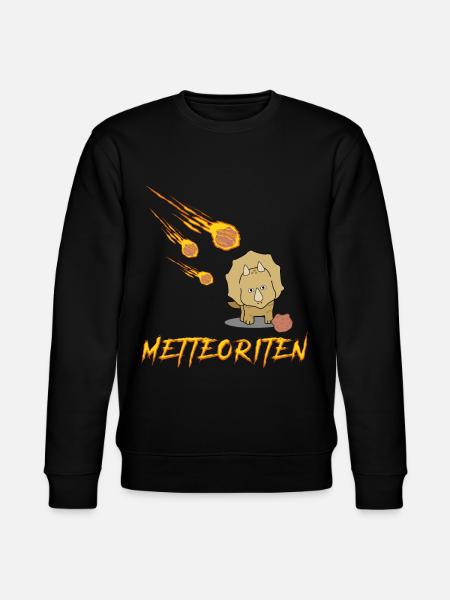 Mettbällchen Dinosaurier Hackfleisch - Stanley/Stella Unisex Bio-Sweatshirt CHANGER - Schwarz