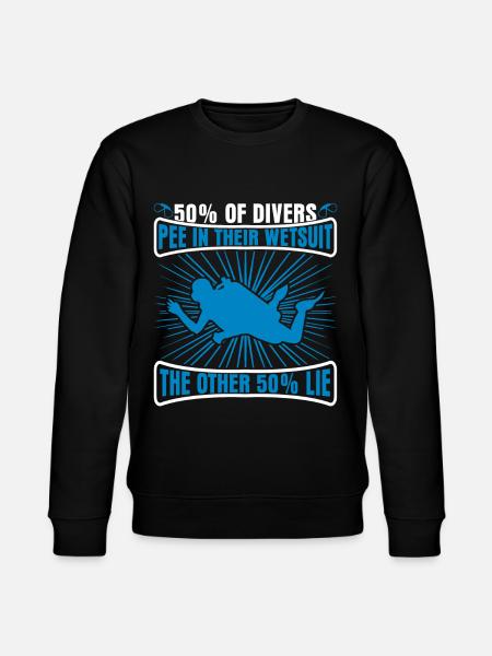Diver Saying Scuba Diver Diving - Stanley/Stella CHANGER Unisex Organic Sweatshirt - black