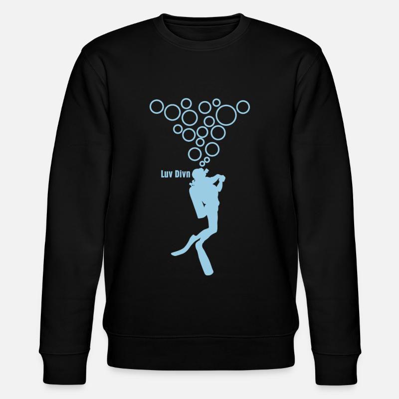 Plongeur de plongée Plongeur sous-marin - Sweat bio CHANGER Stanley/Stella Unisexe - noir
