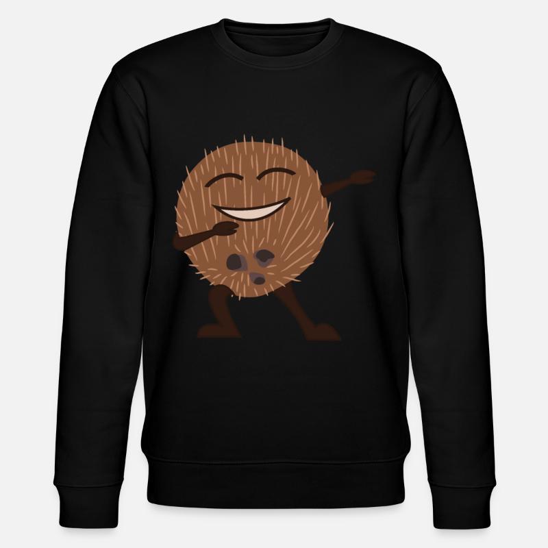 Coconut dances coconuts - Stanley/Stella CHANGER Unisex Organic Sweatshirt - black