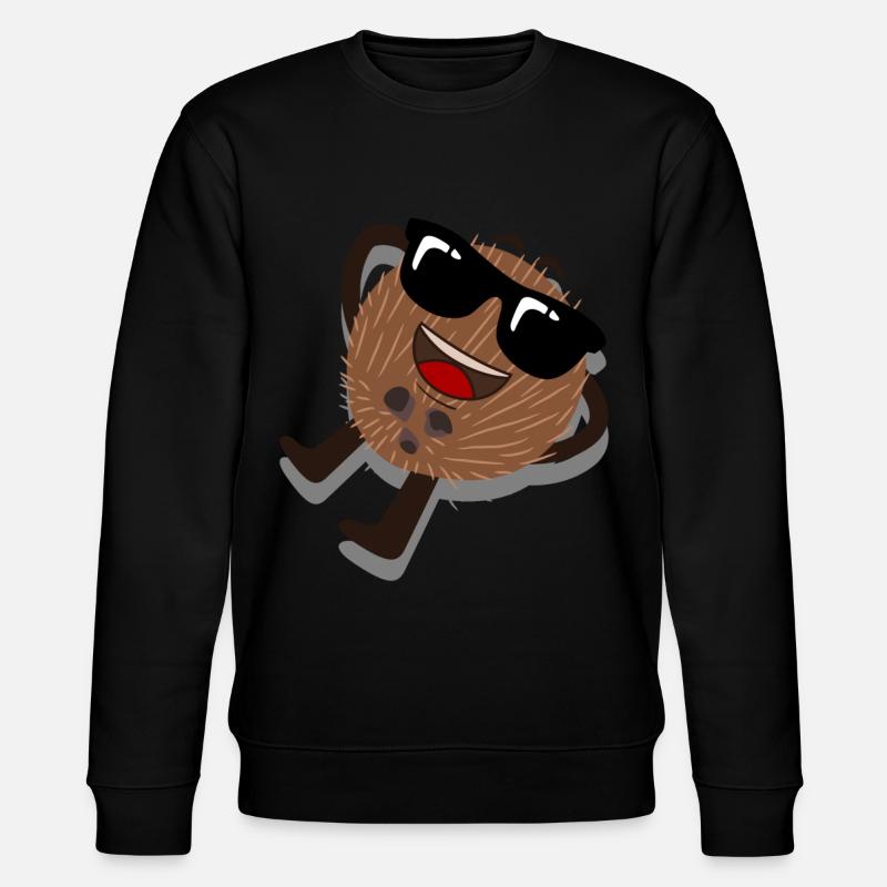 Coconut Sunglasses Coconuts - Stanley/Stella CHANGER Unisex Organic Sweatshirt - black