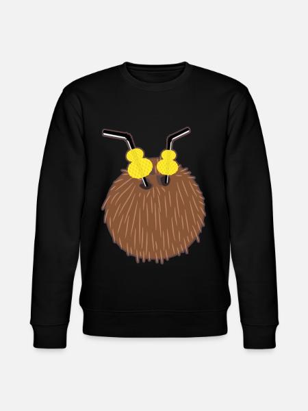 Coconut Cocktail Coconuts - Stanley/Stella CHANGER Unisex Organic Sweatshirt - black