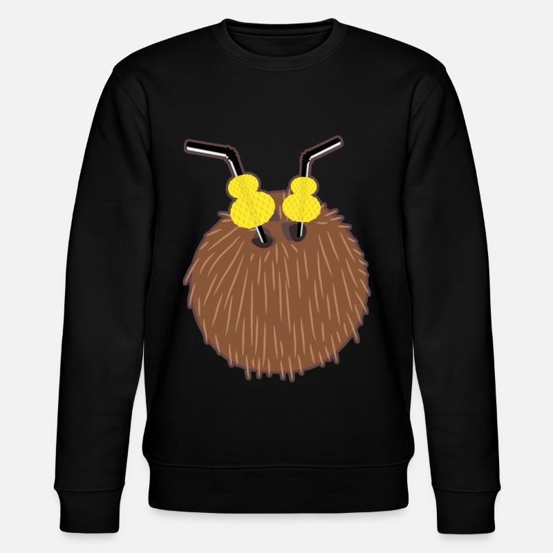 Coconut Cocktail Coconuts - Stanley/Stella CHANGER Unisex Organic Sweatshirt - black