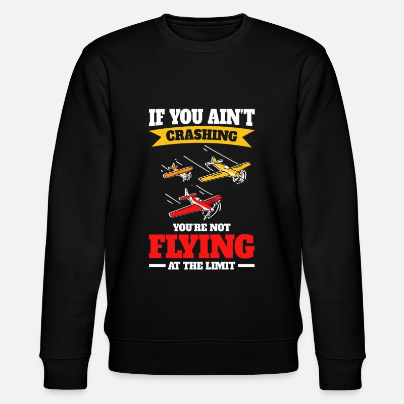 RC-Flugzeug RC-Flugzeug - Stanley/Stella Unisex Bio-Sweatshirt CHANGER  - Schwarz