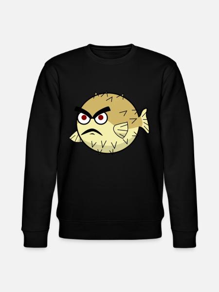 Poisson-globe maléfique - Sweat bio CHANGER Stanley/Stella Unisexe - noir