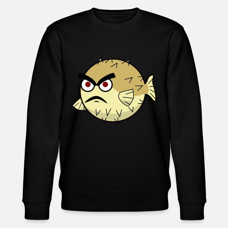 Poisson-globe maléfique - Sweat bio CHANGER Stanley/Stella Unisexe - noir