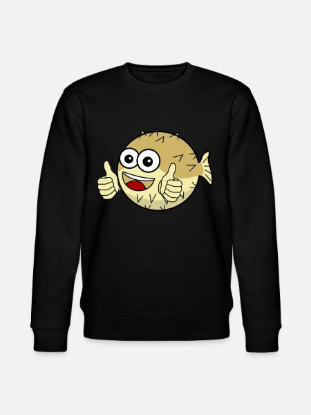 Pufferfish - Stanley/Stella CHANGER Unisex Organic Sweatshirt - black