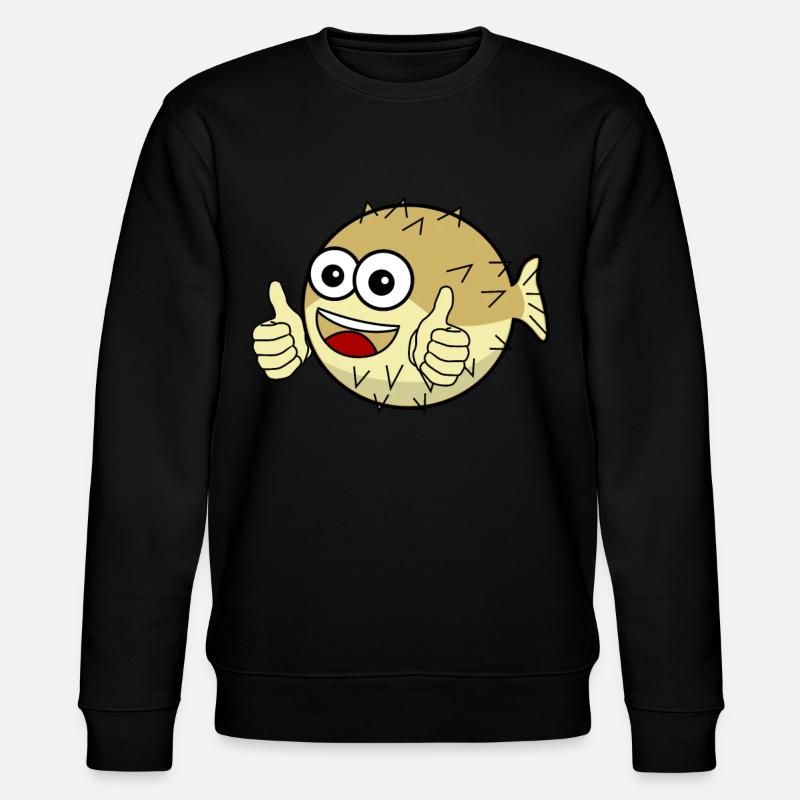 Pufferfish - Stanley/Stella CHANGER Unisex Organic Sweatshirt - black