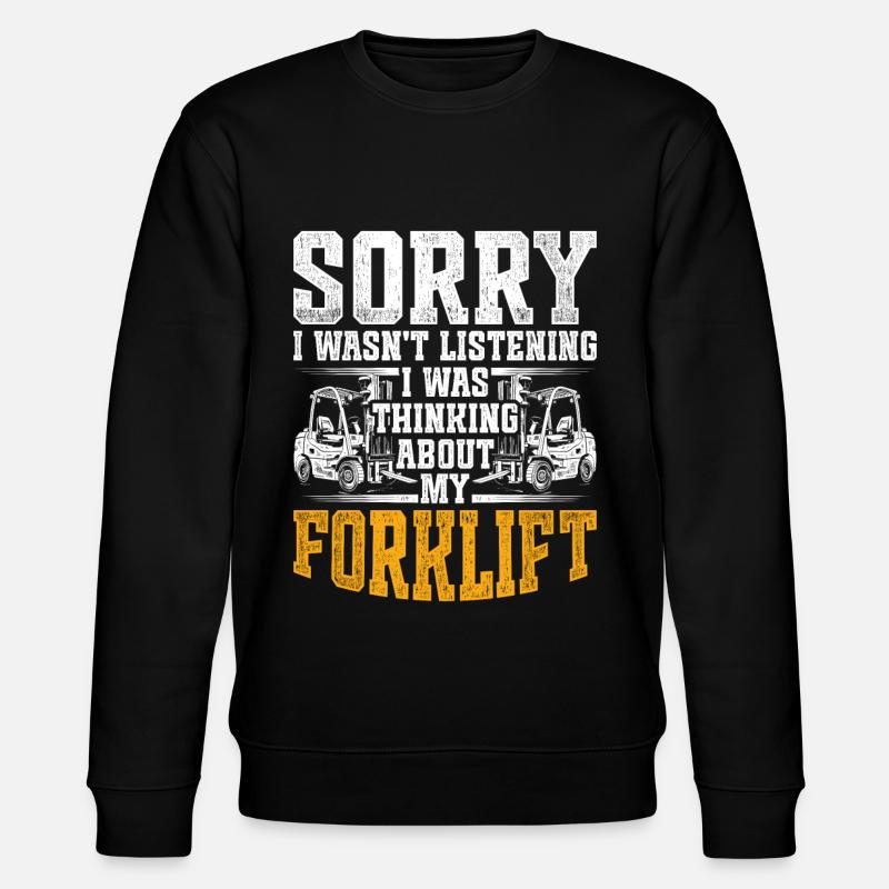 Gabelstaplerfahrer Staplerfahrer - Stanley/Stella Unisex Bio-Sweatshirt CHANGER  - Schwarz