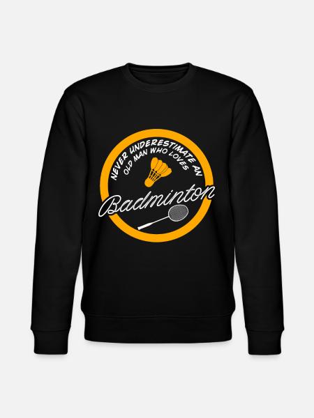 Badminton player badminton - Stanley/Stella CHANGER Unisex Organic Sweatshirt - black