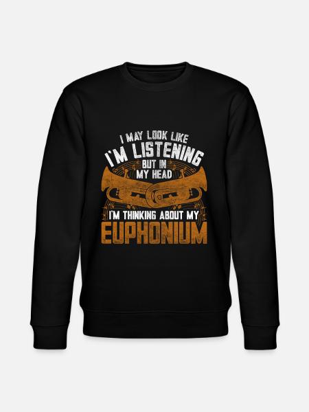 Euphonium Eufonium Eufonist - Stanley/Stella Uniseks bio-sweatshirt CHANGER  - zwart