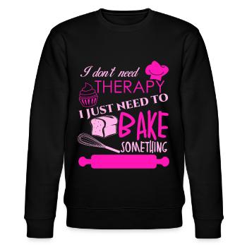 Confectioner, bakery, confectionery, baking - Stanley/Stella CHANGER Unisex Organic Sweatshirt - black - Front - Nik (191cm) & Marisol (170cm)