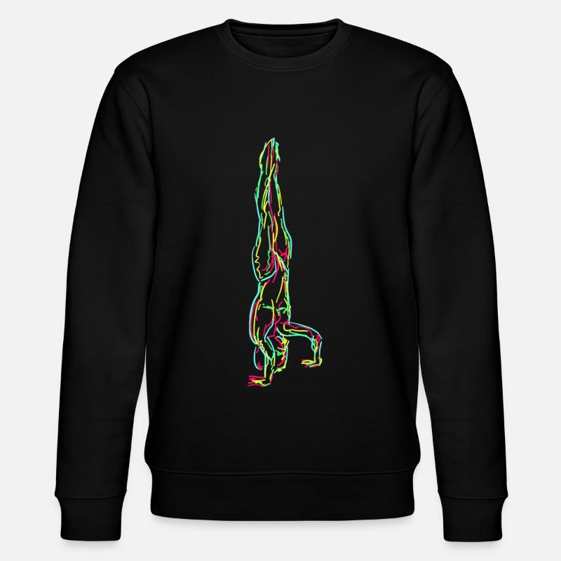 Handstand Gymnastique Graphique Gymnaste - Sweat bio CHANGER Stanley/Stella Unisexe - noir