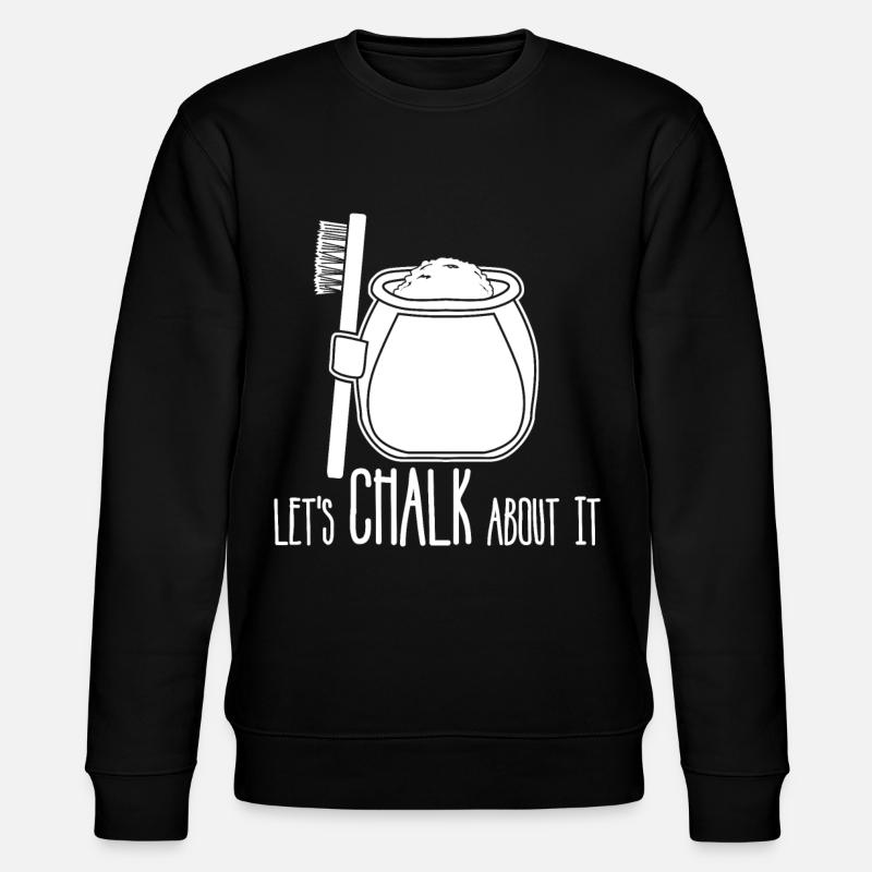 Bouldering, chalk, climbing - Stanley/Stella CHANGER Unisex Organic Sweatshirt - black