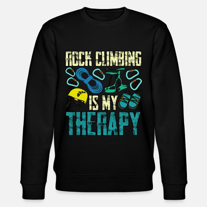 Alpinisme Mousqueton Grimpeur - Sweat bio CHANGER Stanley/Stella Unisexe - noir