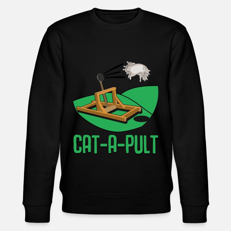 Drôle de chat - Sweat bio CHANGER Stanley/Stella Unisexe - noir