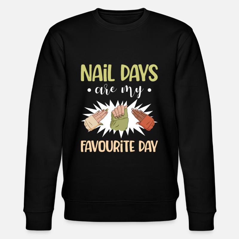 Nail Tech Maniküre Nail Technikerin - Stanley/Stella Unisex Bio-Sweatshirt CHANGER  - Schwarz