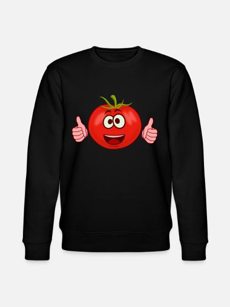 Tomatoes Happy Tomato - Stanley/Stella CHANGER Unisex Organic Sweatshirt - black