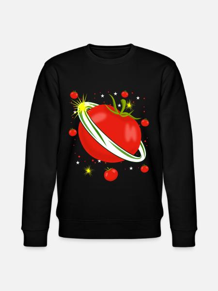Tomatoes in Space Tomato - Stanley/Stella CHANGER Unisex Organic Sweatshirt - black