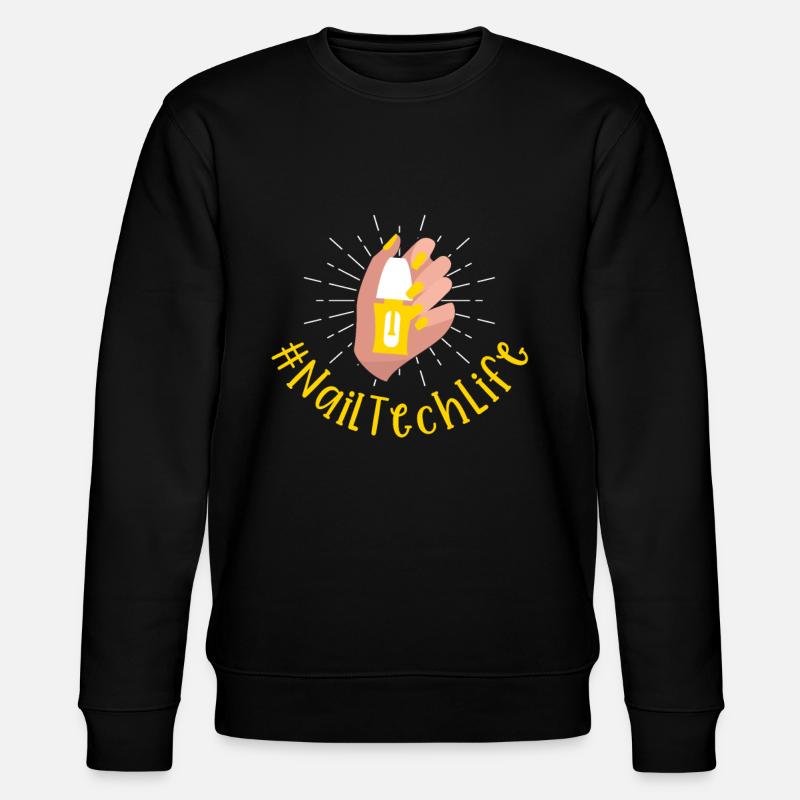 Nail Tech Manicure Nail Technician - Stanley/Stella CHANGER Unisex Organic Sweatshirt - black