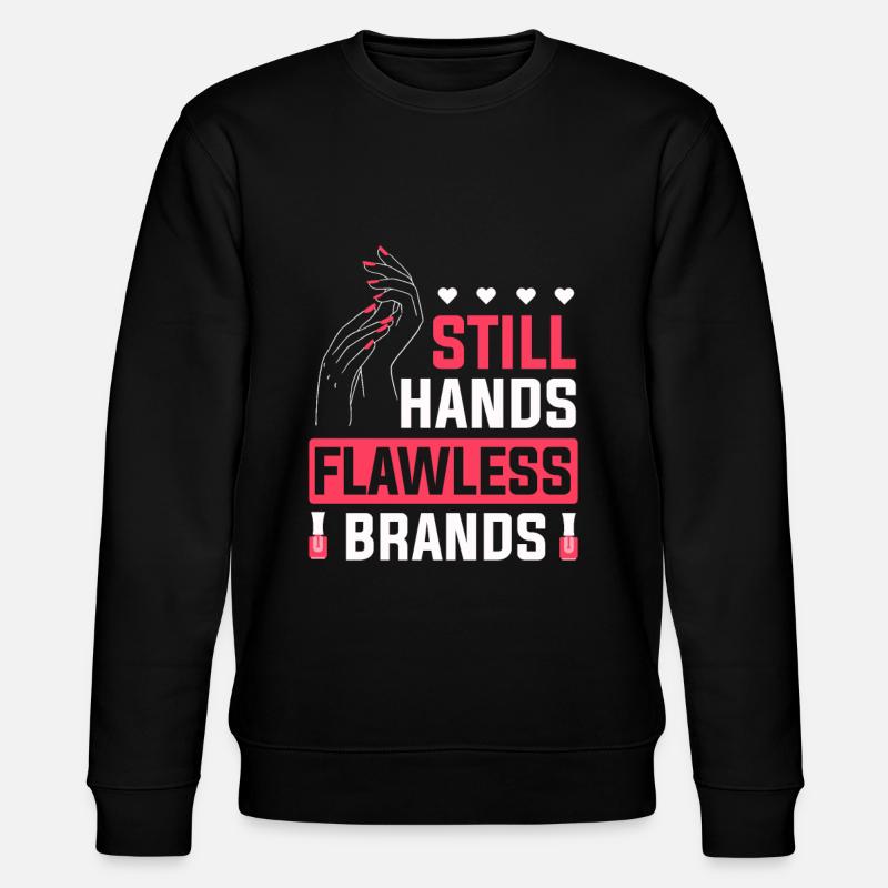 Nail Tech Maniküre Nail Technikerin - Stanley/Stella Unisex Bio-Sweatshirt CHANGER - Schwarz