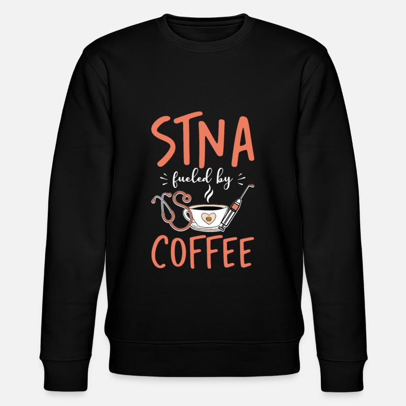 STNA Certified Nursing Assistant - Stanley/Stella CHANGER Unisex Organic Sweatshirt - black