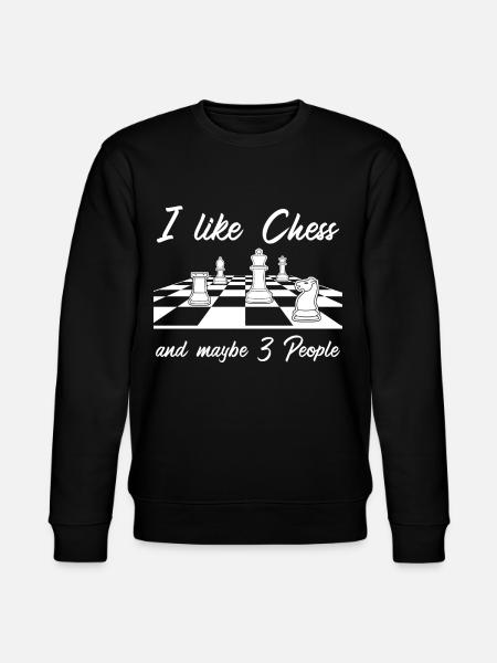 Chess Board - Stanley/Stella CHANGER Unisex Organic Sweatshirt - black