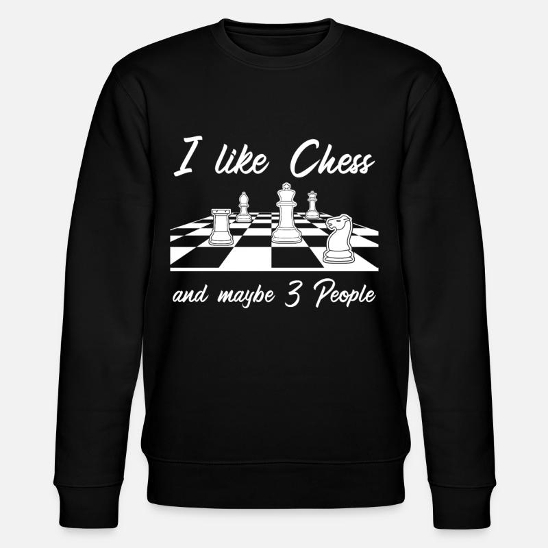 Chess Board - Stanley/Stella Unisex Bio-Sweatshirt CHANGER - Schwarz
