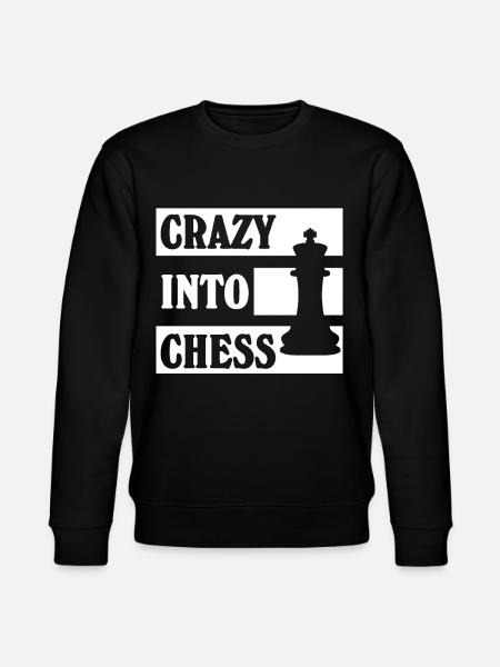 Crazy into Chess - Stanley/Stella CHANGER Unisex Organic Sweatshirt - black
