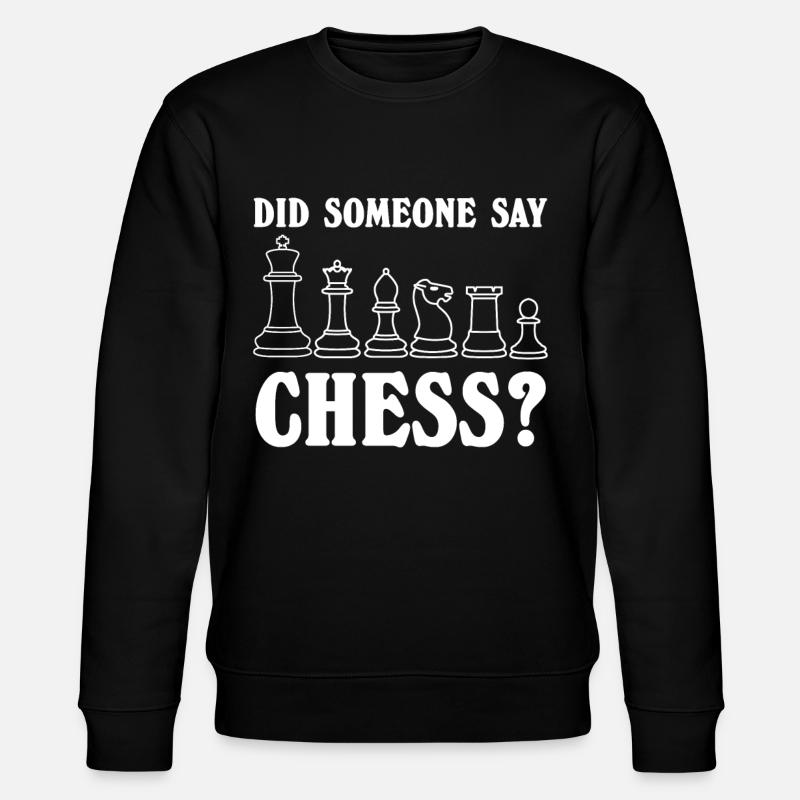 Chess Player - Stanley/Stella CHANGER Unisex Organic Sweatshirt - black