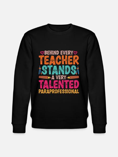 Educational Assistant Teaching Assistant - Stanley/Stella CHANGER Unisex Organic Sweatshirt - black