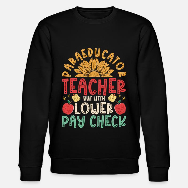 Educational Assistant Teaching Assistant - Stanley/Stella CHANGER Unisex Organic Sweatshirt - black